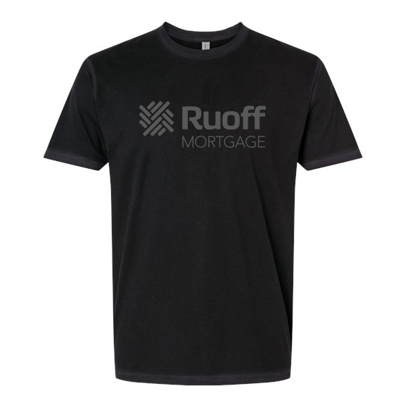 Next Level Soft Wash T-shirt- Logo Drop- Washed Black