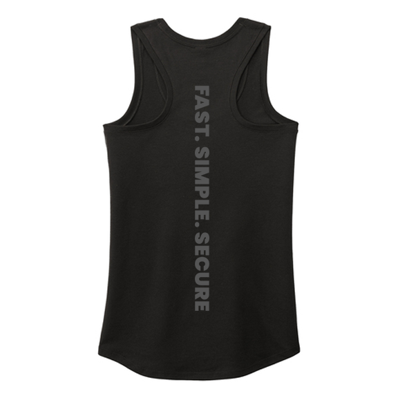 Fast, Simple, Secure- Specialty Tank- Black