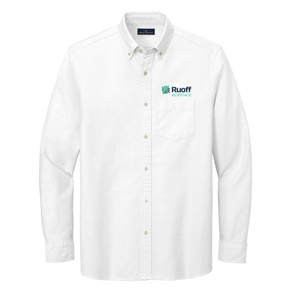 Brooks Brothers Casual Oxford Cloth Shirt- White