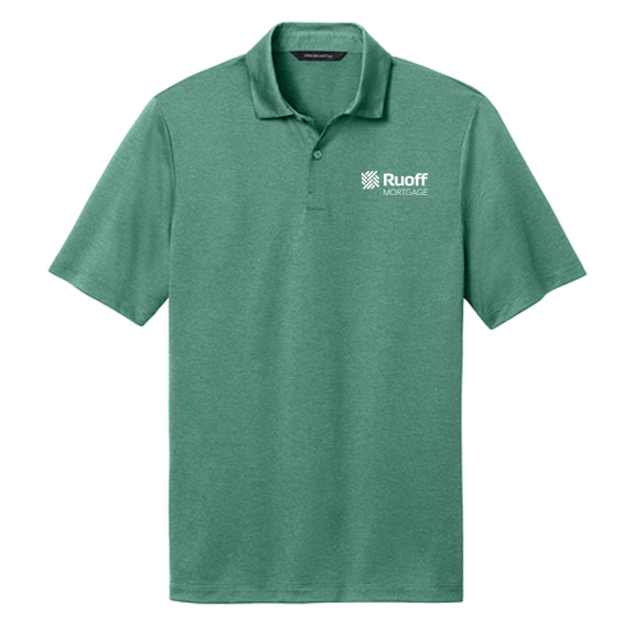Mercer+Mettle Recharge Jersey Polo- Sage Heather