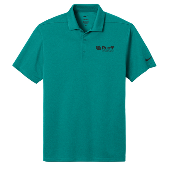 Nike Dri-Fit Smooth Heather Polo- Bright Spruce Heather