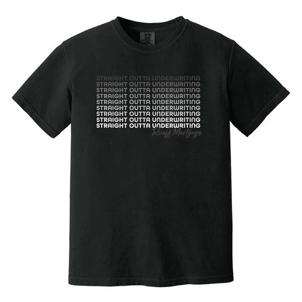 Comfort Colors Heavyweight Ring Spun Tee - Straight Outta Underwriting