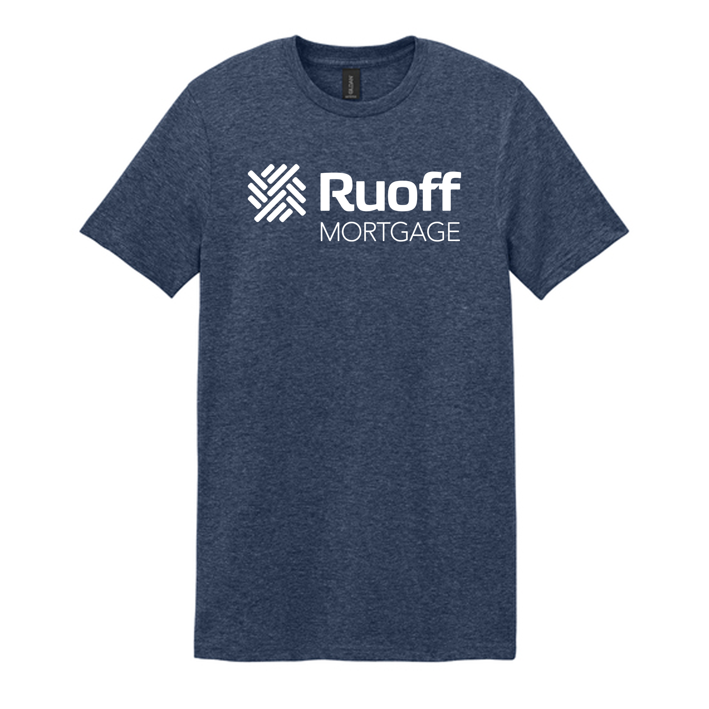 Gildan Softstyle T-shirt- Logo Drop- Heather Navy