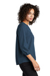 Women's Mercer + Mettle Stretch Crepe 3/4 Sleeve Blouse