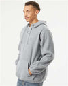 Burnside Polar Fleece Quarter-Zip Scuba Hooded Pullover
