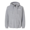 Burnside Polar Fleece Quarter-Zip Scuba Hooded Pullover